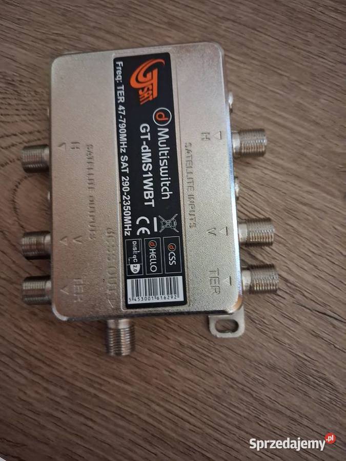 Multiswitch Wide Band na Unicable II GTSAT 24x