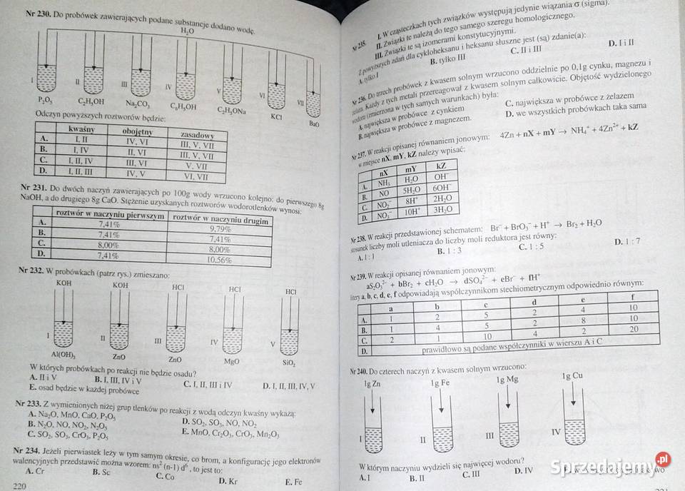 Chemia repetytorium kandydatów Tadeusz Gałamon Chełm