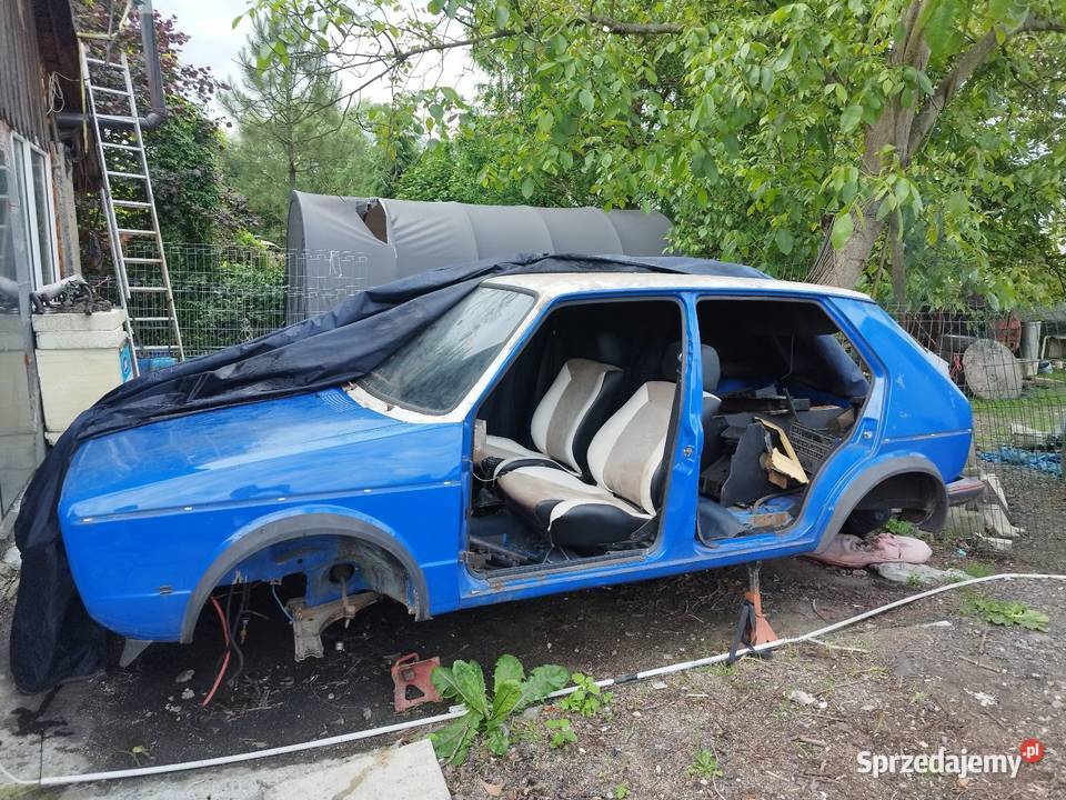 Golf MK1 karoseria 5d Zestawy części blacharskich śląskie Zebrzydowice sprzedam