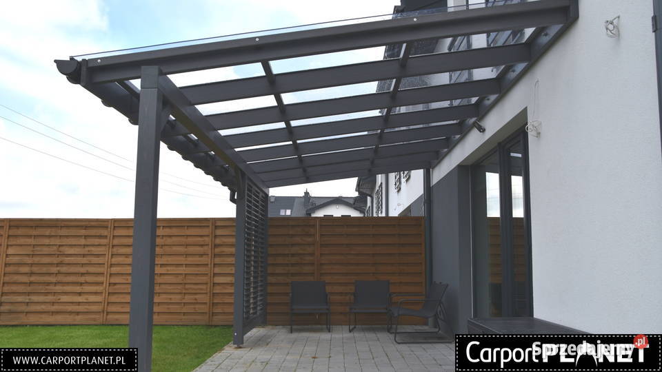 Dach z poliwęglanu litego na zadaszenie tarasu Szczecin