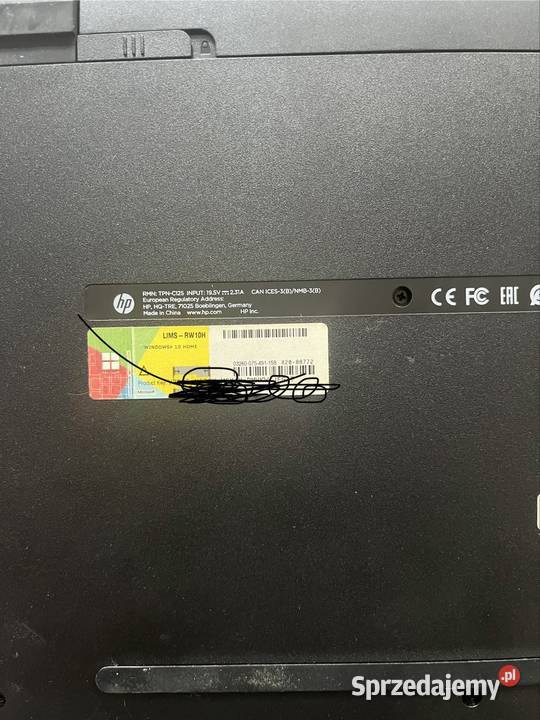 Laptop hp hptre 71025 Strzelin