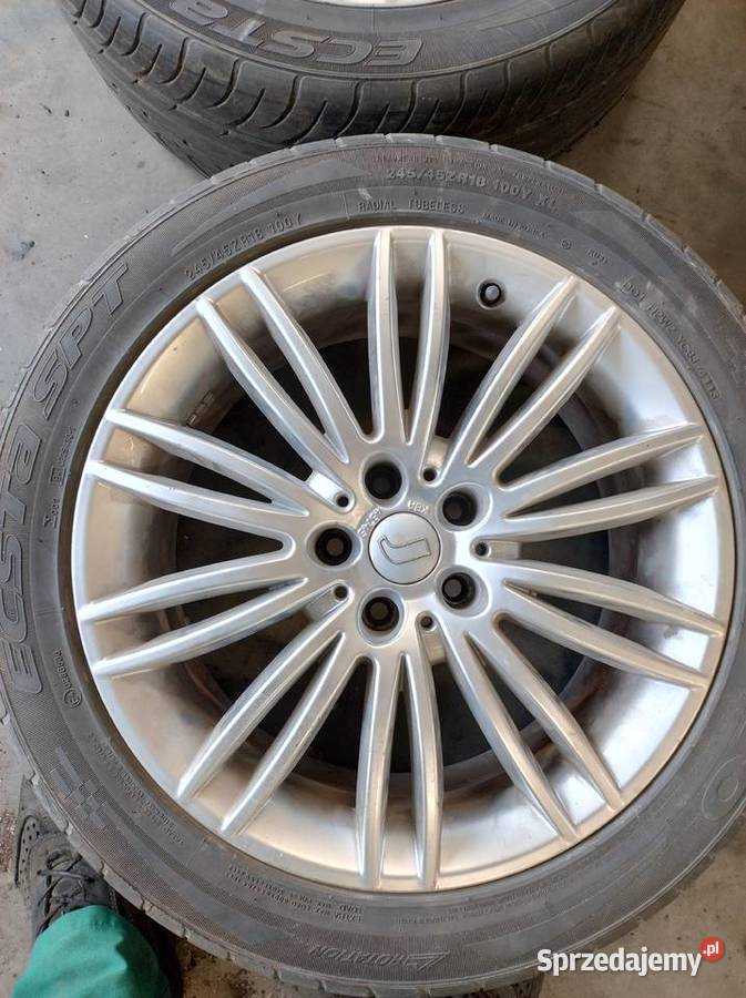 Dwie felgi z oponami 18 X 8 X 5x112 X ET35 Zezulin Pierwszy