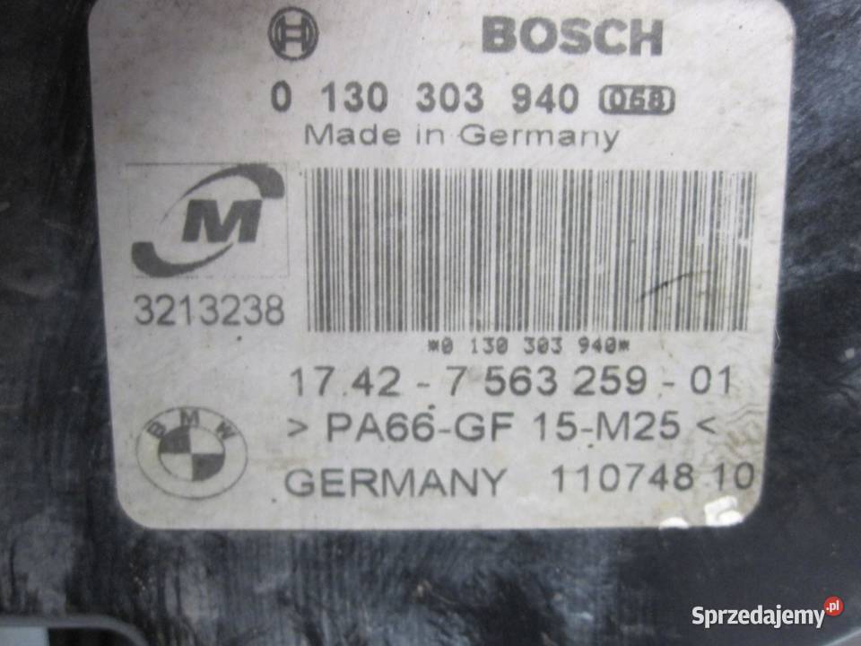 BMW E92 07r wentylator 7563259 7561711 osobowe Układ chłodzenia