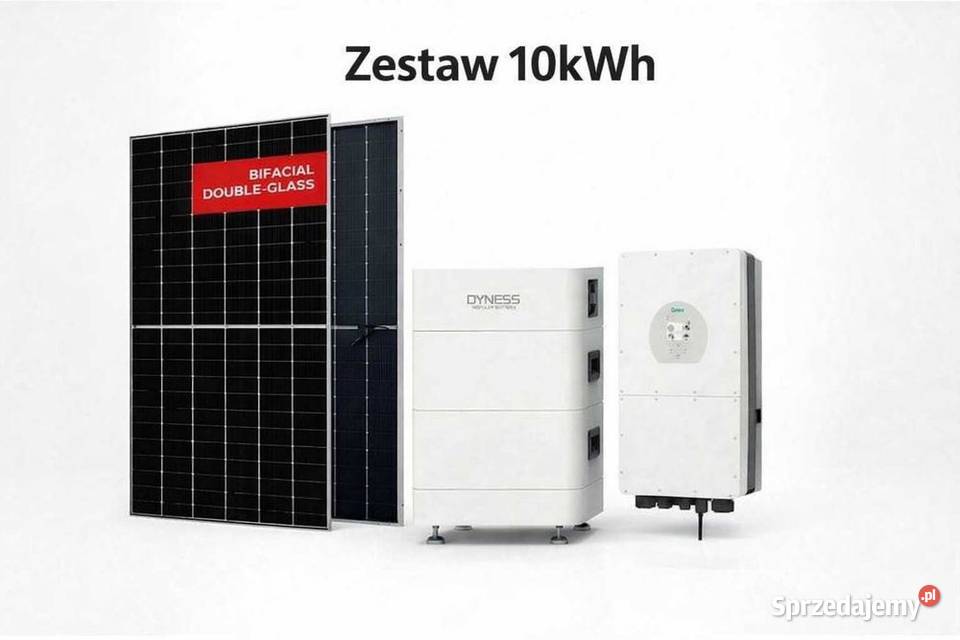 Zestaw budżetowy 10kWh HV panele inwerter 3 fazy