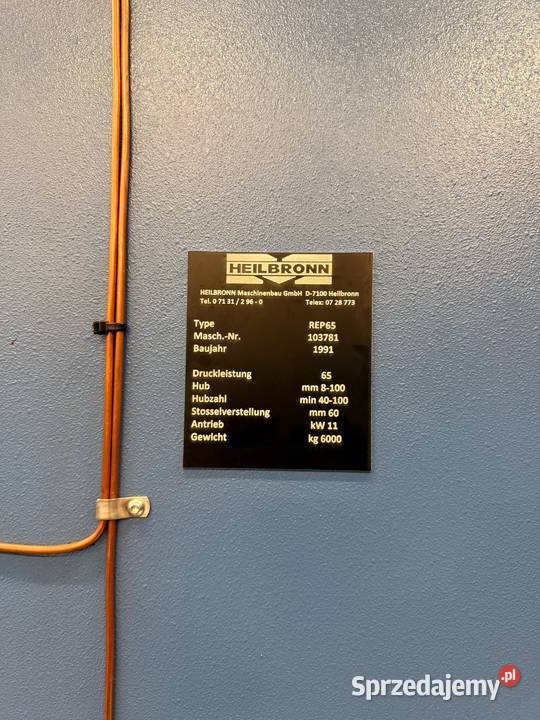 PRASA MIMOŚRODOWA HEILBRONN REP 65 Produkcja