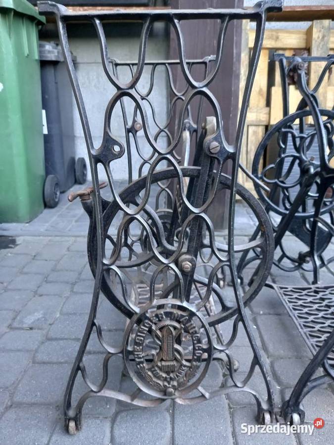 Stare nogi podstawy maszyny do szycia PRL Rawicz