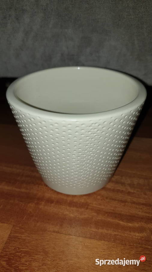 Ecru gruba ceramiczna osłonka nowa mazowieckie Warszawa