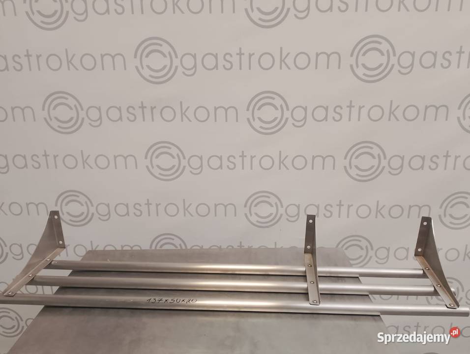 Półka pojedyncza rurkowa 137x30 Gastronomia Wrocław sprzedam