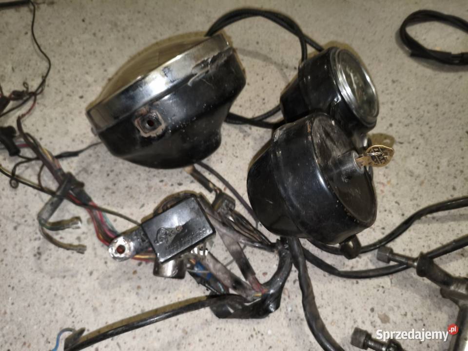Kierownica konsola lampa instalacja elektryczna Kierownice motocyklowe Leszno