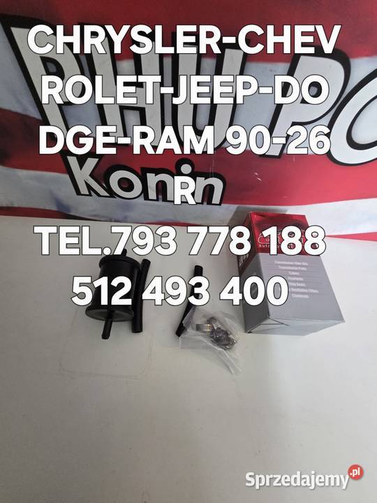 DODATKOWY FILTR SKRZYNI BIEGÓW CHRYSLER Kawnice