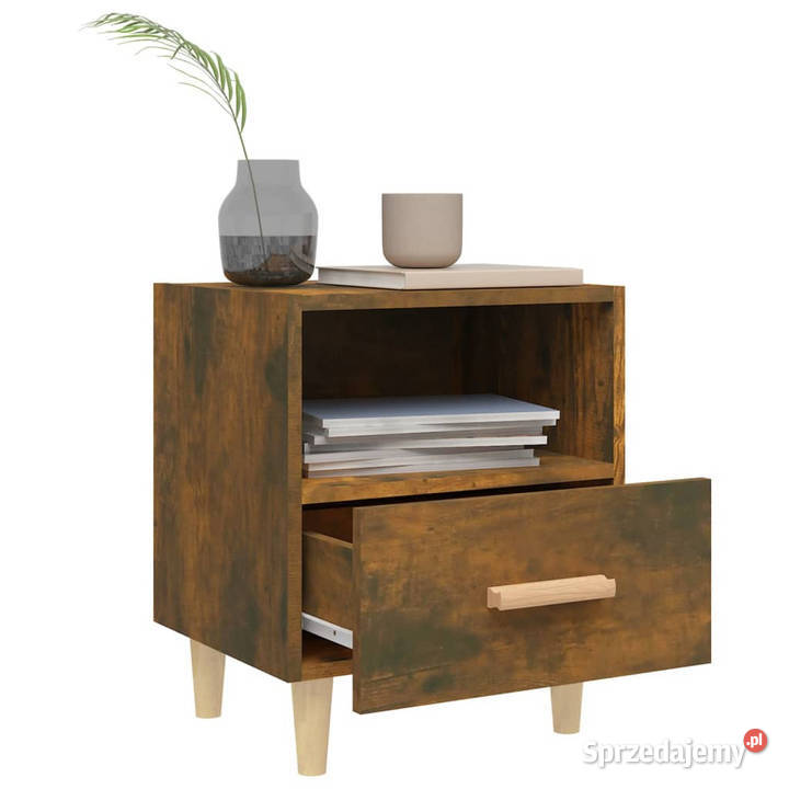 Szafki nocne 2 przydymiony dąb 40x35x47 WM817298 Warszawa
