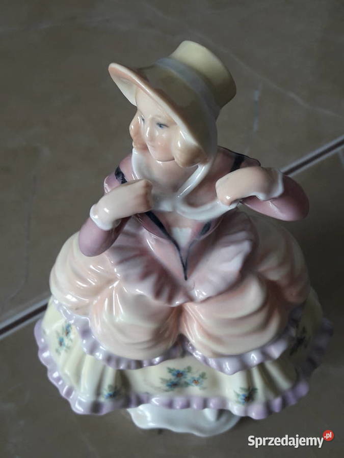 Dama porcelanowa Karl Ens lata 30te Janów Lubelski