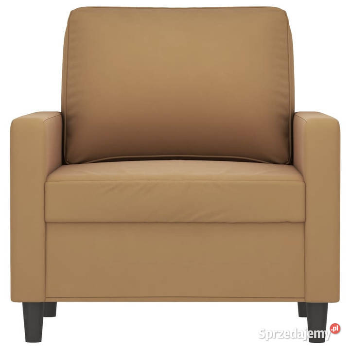Fotel brązowy 60 obity aksamitem WM359186
