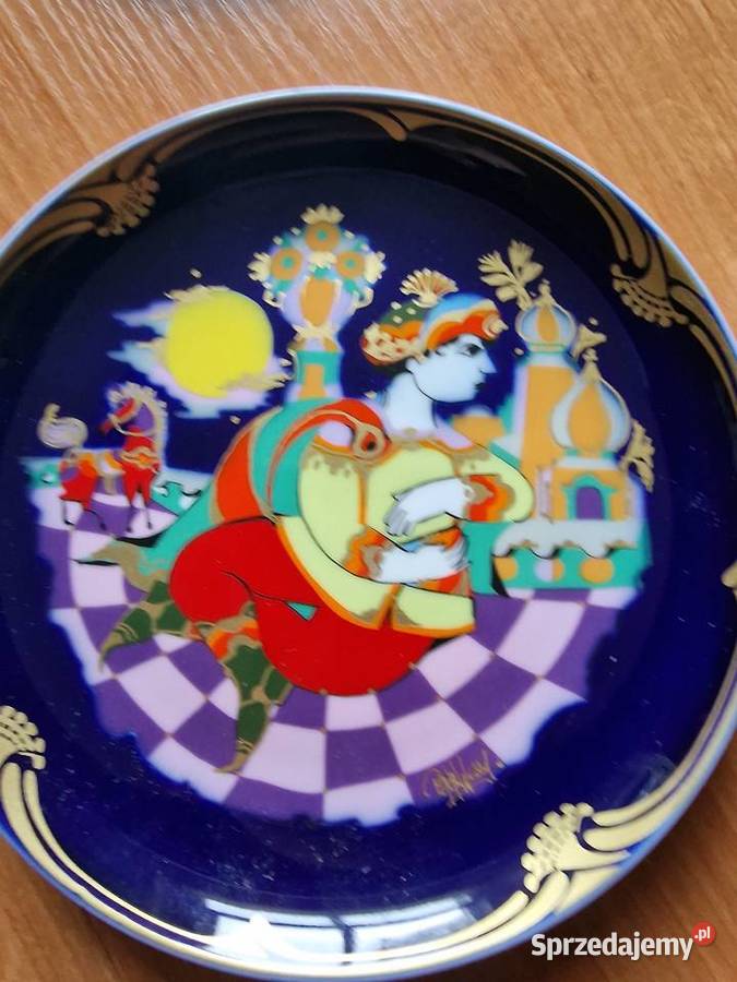 Talerze ozdobne dolnośląskie Polanica-Zdrój sprzedam