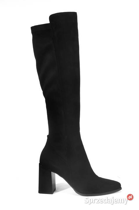 Kozaki klasyczne na obcasie czarne 36 41 małopolskie