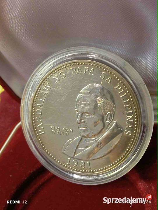 10 000 Filipiny 50 Piso 1981 Jan Paweł II Warszawa