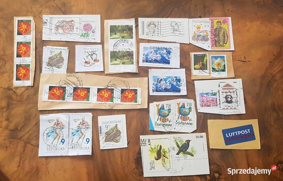 Znaczki różne 2 stemplowane Zielona Góra