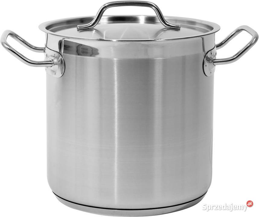 Garnek ze stali nierdzewnej śr 20 63L pokrywa sprzedam