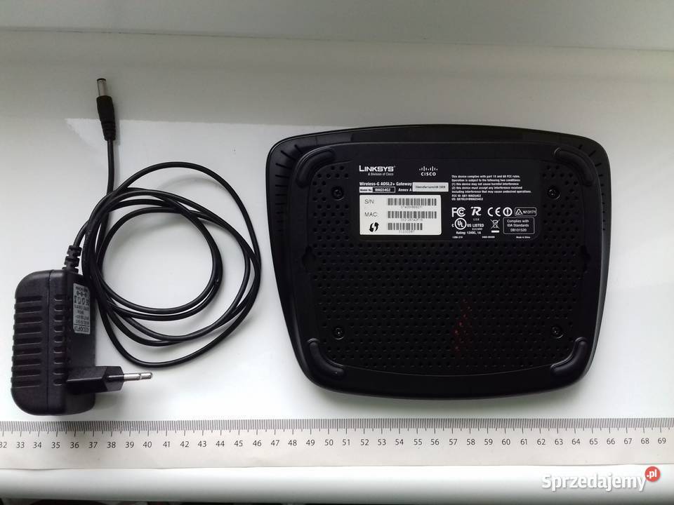 Linksys Cisco WirelessG WAG54G2 ADSL2 Modem Bydgoszcz sprzedam