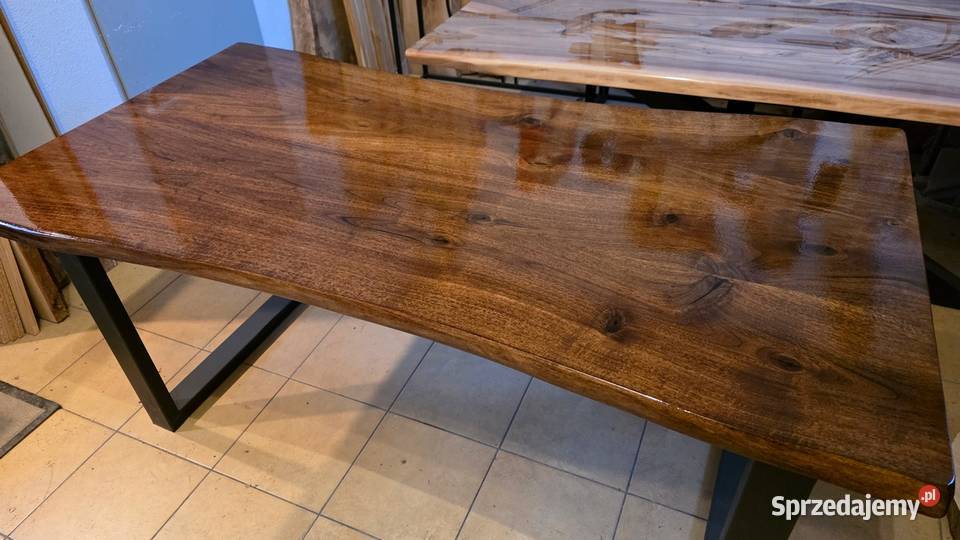 stół orzech włoski 170x90 lite drewno 170cm świętokrzyskie Kielce