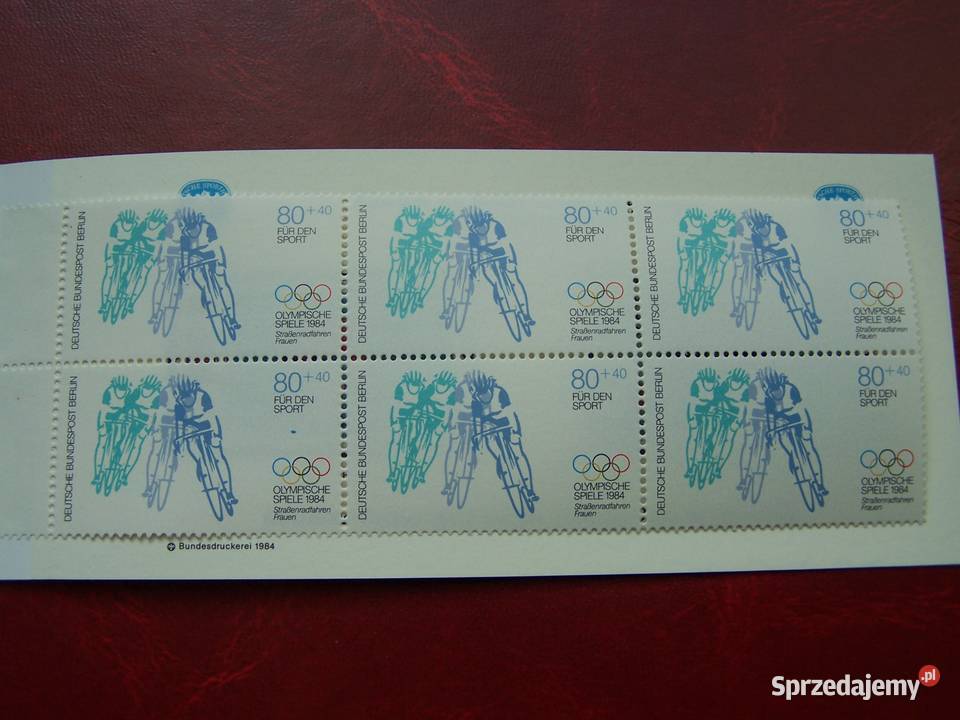 Niemcy 1984 MNH Karnet Olimpiada Los Angeles
