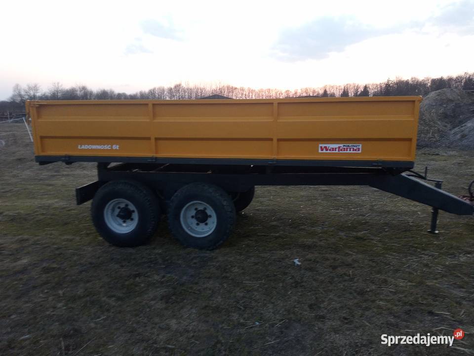 Przyczepa wywrotka tandem nieuszkodzony mazowieckie Radom