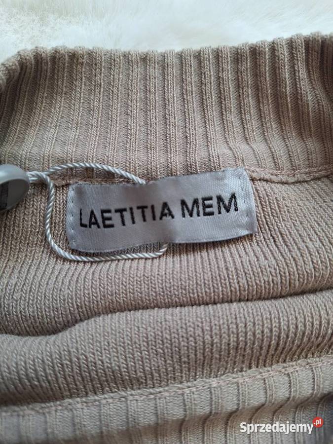 Śliczna prążkowana bluzka sweter elastyczna z Kraków
