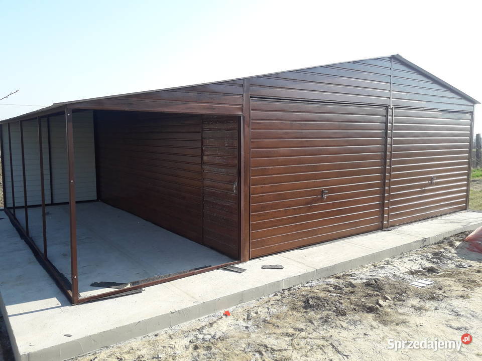 Garaż Złoty Dąb z zadaszeniem obok garażu Pozostałe kujawsko-pomorskie Grudziądz