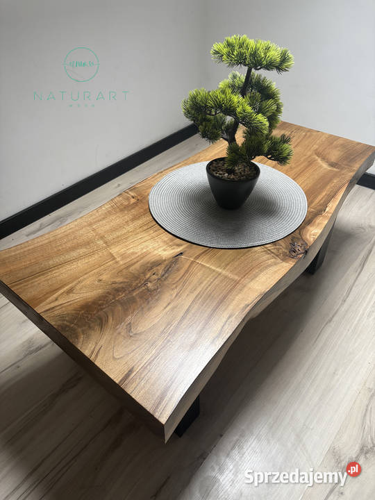 Piękny stolik kawowy lity orzech Wadowice