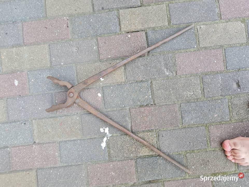 Imadło kowalskie duże plus szczypce kowalskie
