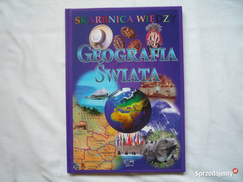 NOWA Książka Skarbnica wiedzy Geografia świata Szczecin sprzedam