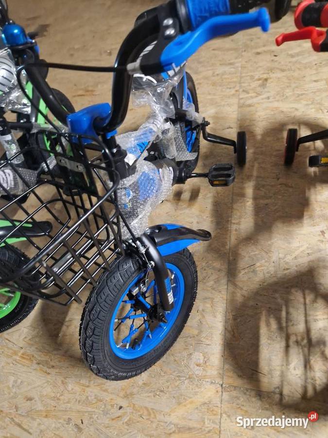 Rowerek 12 niebiesko zielony czerwony Okbstsrar Głogowa sprzedam