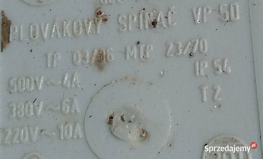 Wyłącznik pływakowy VP5D do sterowania Nowa Dęba