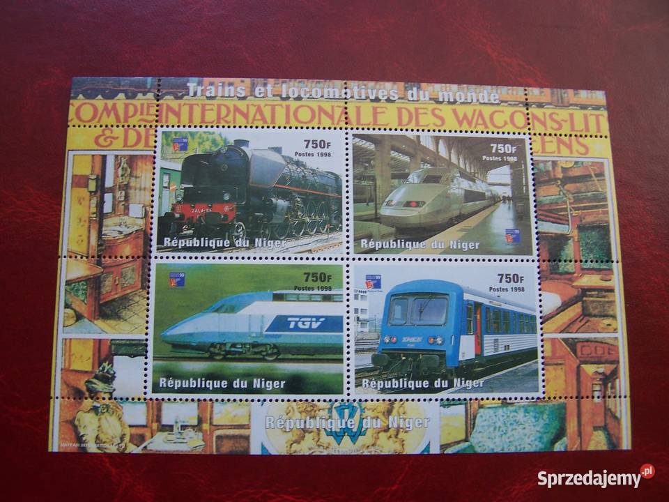 Niger 1998 MNH Transport Kolej Pociągi Stare Tychy sprzedam