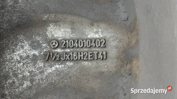 Felgi 16 ET41 W124 W210 opony Pirelli 2055516 Sochaczew