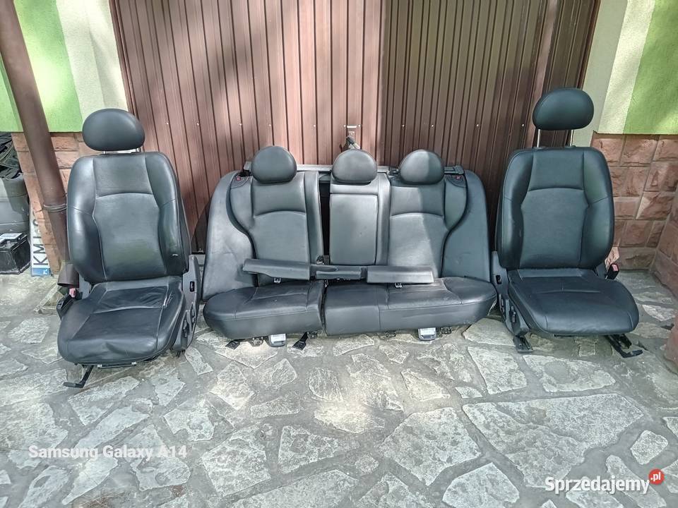 Fotele skórzane mercedes w203 komplet małopolskie Wierzchowisko