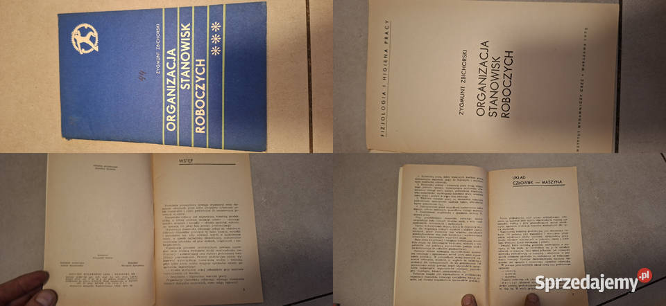 Organizacja stanowisk roboczych 1 wydanie PRL wielkopolskie Łęczyca sprzedam
