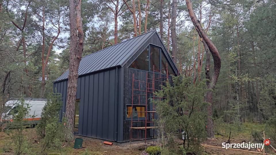 domek opalany 35m nowoczesny dom stodoła z mazowieckie Józefów sprzedam