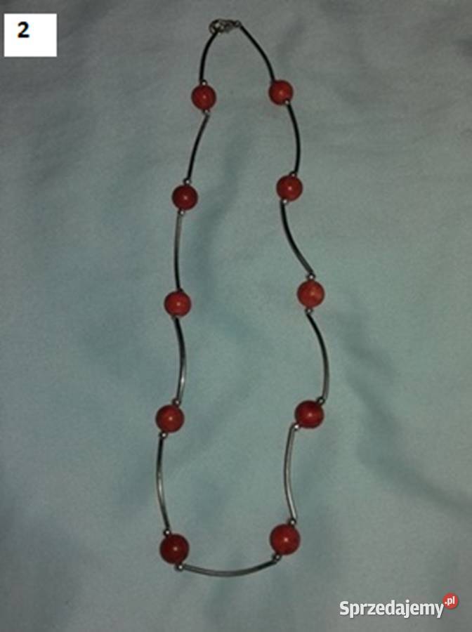 Naszyjnik korale kolia różne kamienie Warszawa