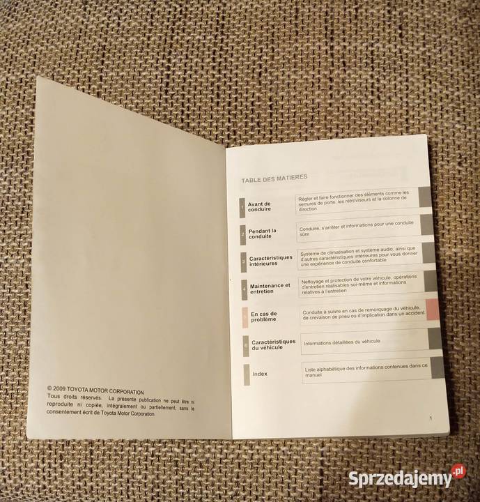 Książka serwisowa Toyota Urban Łódź