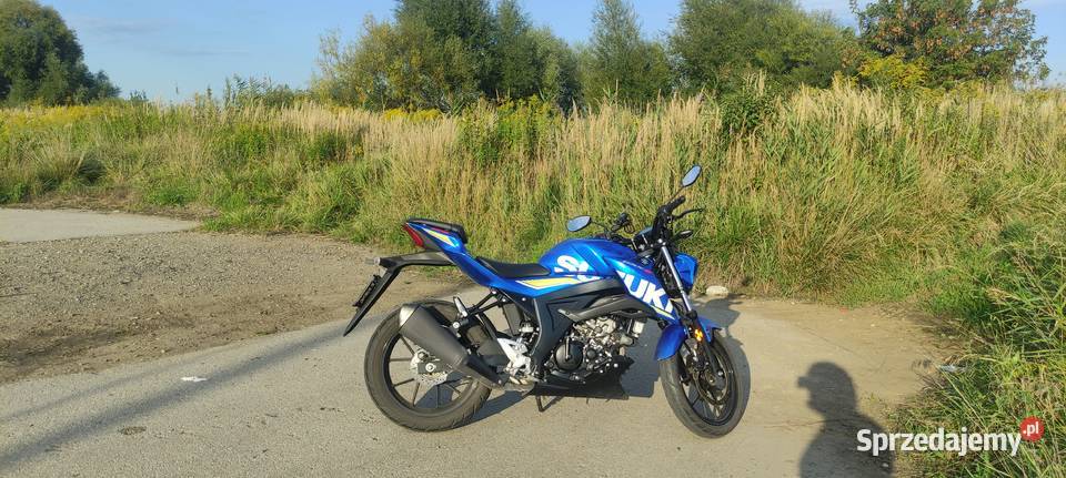 Suzuki GSXS125 naked 2018 rejestracja 2019 15 Rok produkcji 2018 Kraków sprzedam