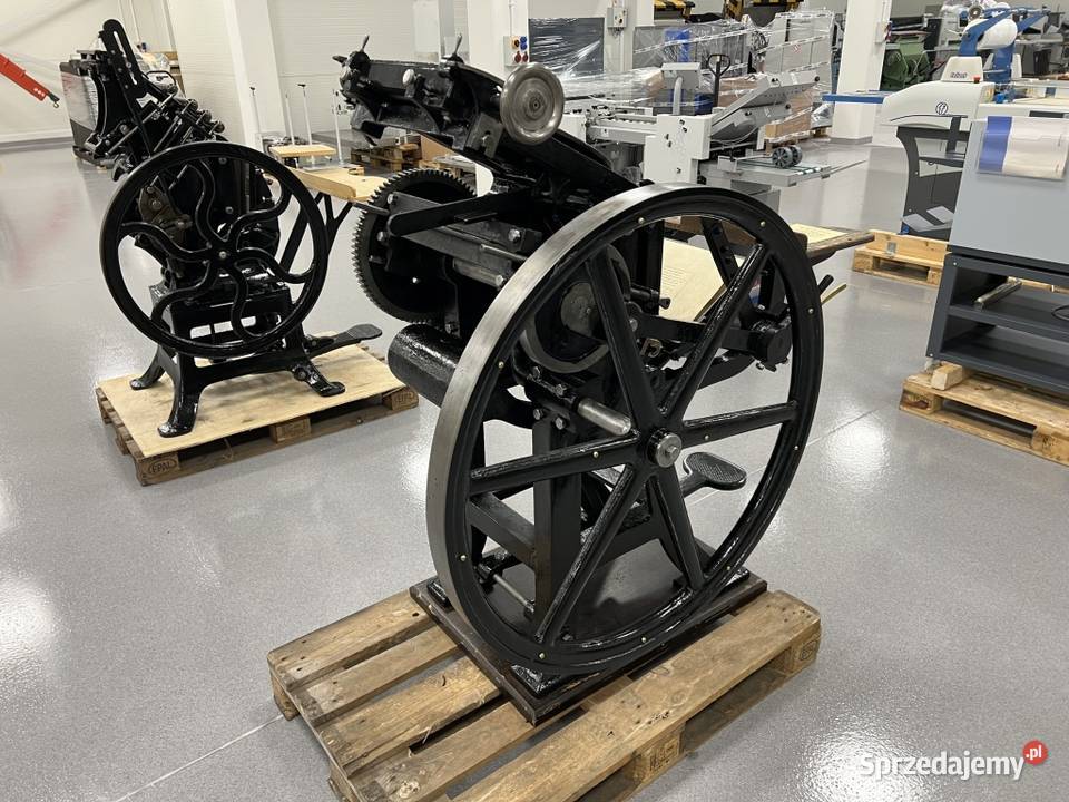 Maszyna typograficzna pedałówka Emil Kahle mazowieckie Radom sprzedam