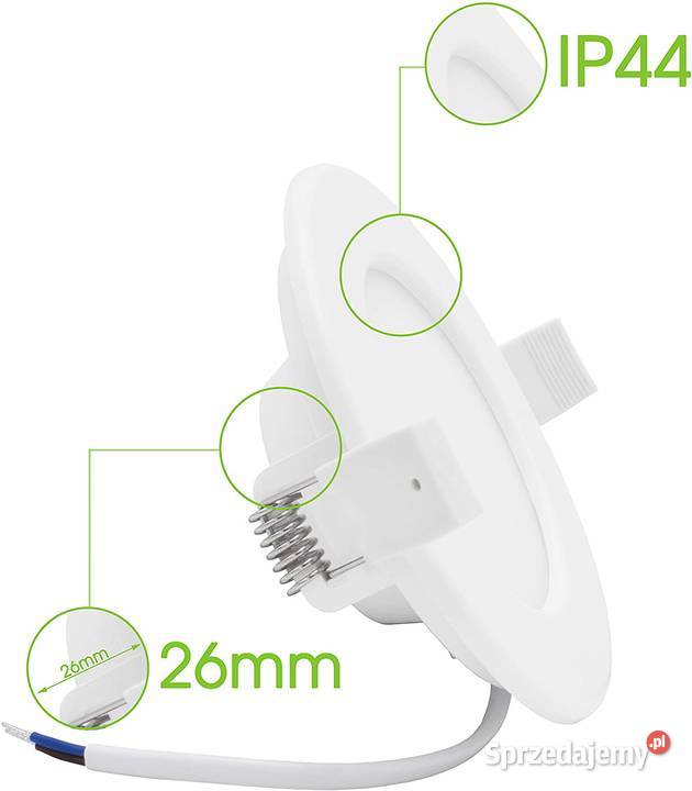 LUMARE LED 6W 450LM 2700K DO ZABUDOWY Spot 115mm Gaszowice