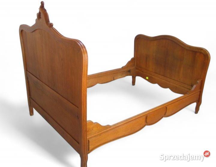 Łóżko Drewniane Dąb Rustykalny wym 191 x 128 Meble Suchorzew