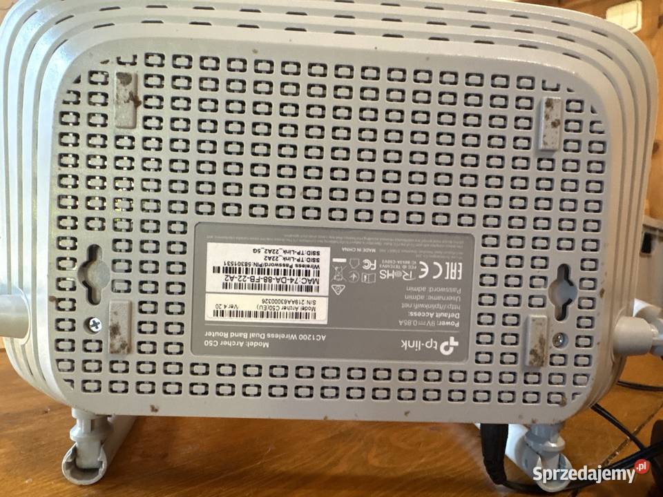 Router TPlink Archer c50 ac1200 24 i 5 GHz