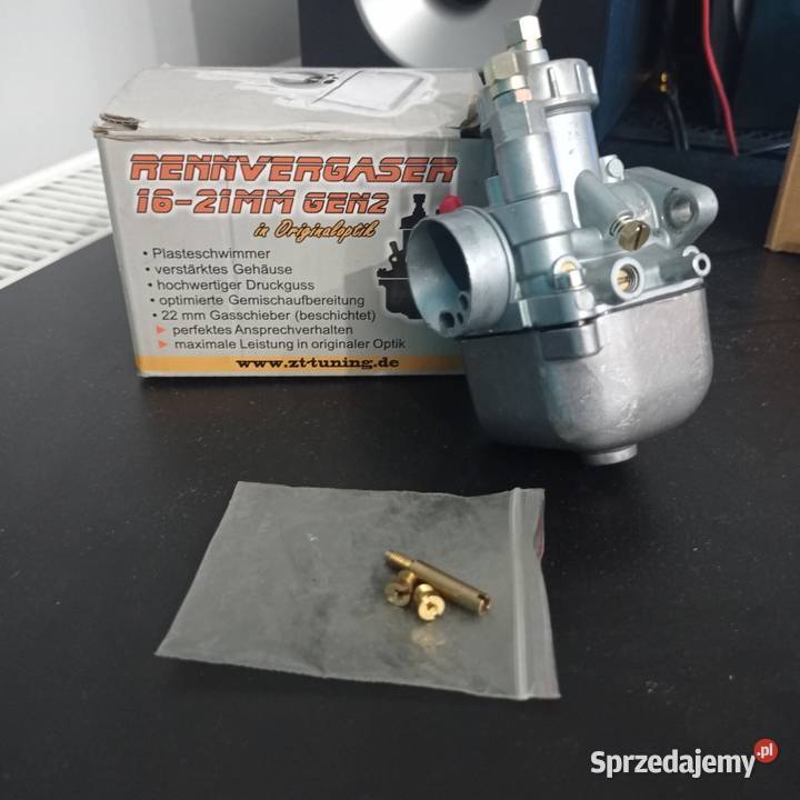 Sprzedam gaźnik zt tuning 21 mm simson Rąbień