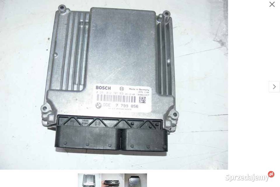 BMW E60 E90 KOMPUTER STEROWNIK 0281012707 Części samochodowe