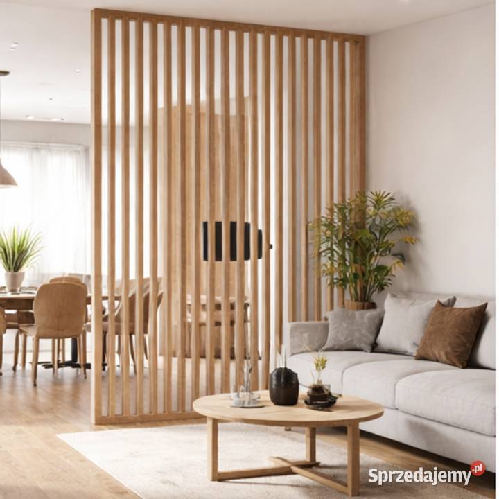 Ścianka dębowa z lameli na wymiar Balustrady i barierki Gdów