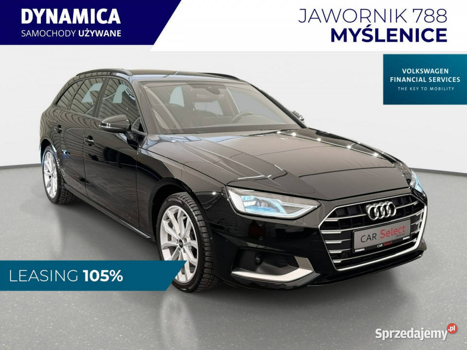 Audi A4 Avant VAT 23 Advanced 40TFSI mHEV 204 czarny małopolskie Myślenice