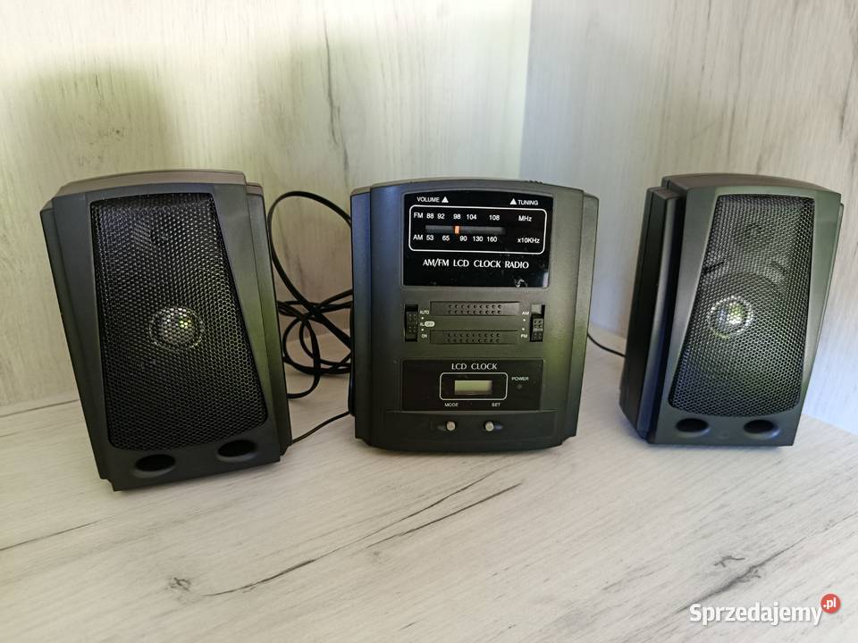 Przenośne radio z głośnikami Humniska
